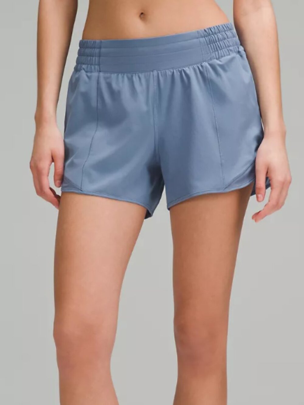 Lululemon Hotty Hot High-Rise Lined Short 4" Oasis Blue
